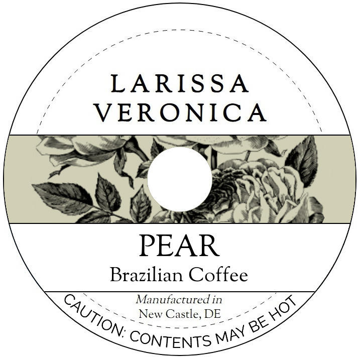 Pear Brazilian Coffee <BR>(Single Serve K-Cup Pods)