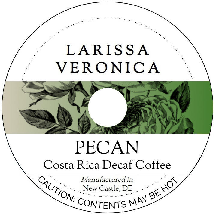 Pecan Costa Rica Decaf Coffee <BR>(Single Serve K-Cup Pods)