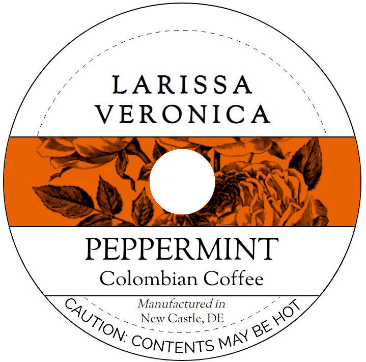 Peppermint Colombian Coffee <BR>(Single Serve K-Cup Pods)