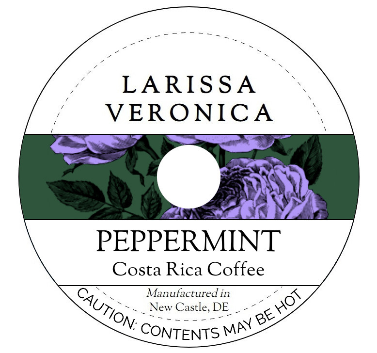 Peppermint Costa Rica Coffee <BR>(Single Serve K-Cup Pods)
