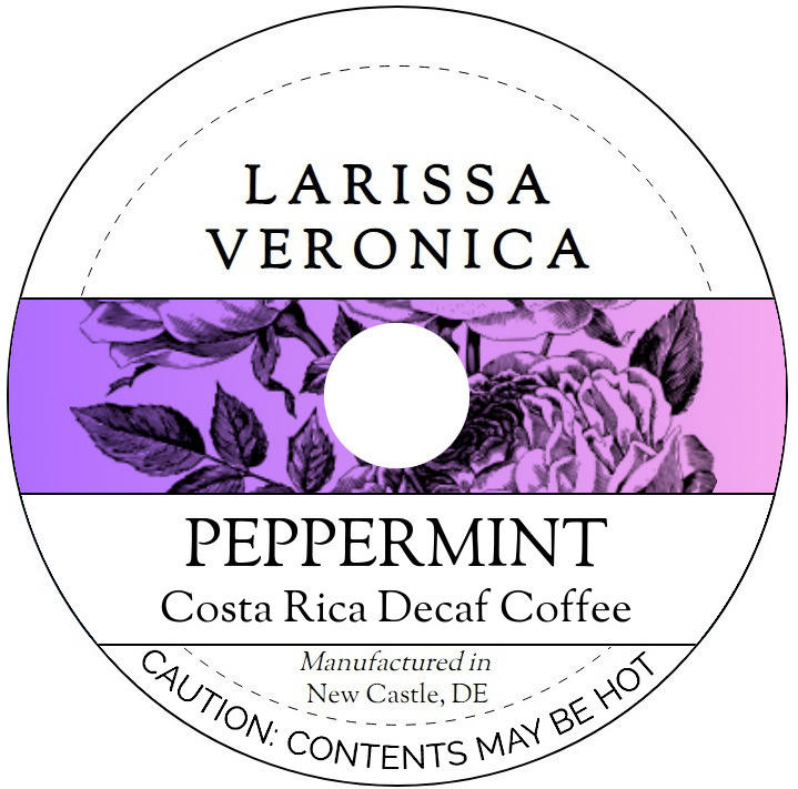 Peppermint Costa Rica Decaf Coffee <BR>(Single Serve K-Cup Pods)