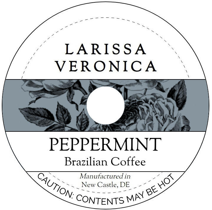 Peppermint Brazilian Coffee <BR>(Single Serve K-Cup Pods)