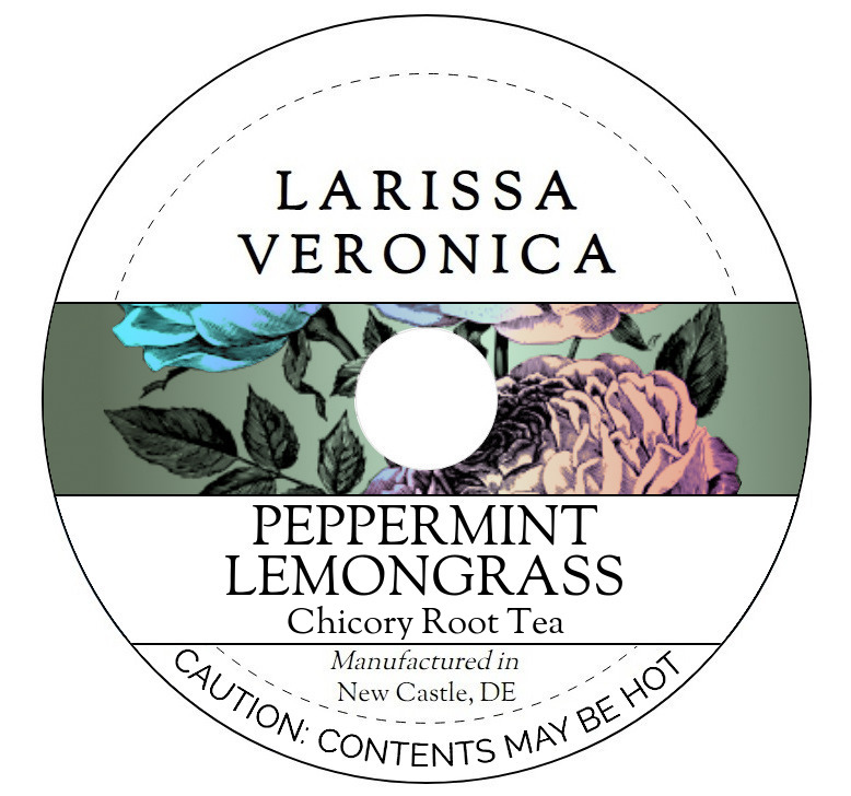 Peppermint Lemongrass Chicory Root Tea <BR>(Single Serve K-Cup Pods)