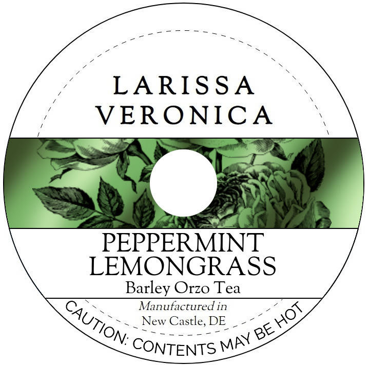 Peppermint Lemongrass Barley Orzo Tea <BR>(Single Serve K-Cup Pods)