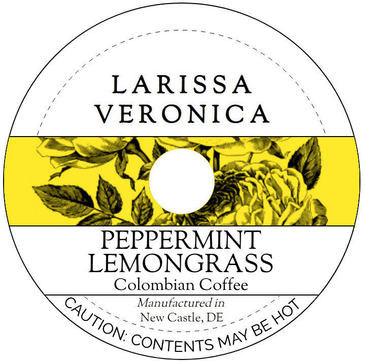 Peppermint Lemongrass Colombian Coffee <BR>(Single Serve K-Cup Pods)