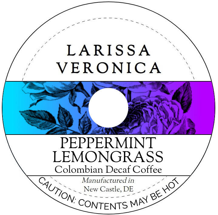 Peppermint Lemongrass Colombian Decaf Coffee <BR>(Single Serve K-Cup Pods)