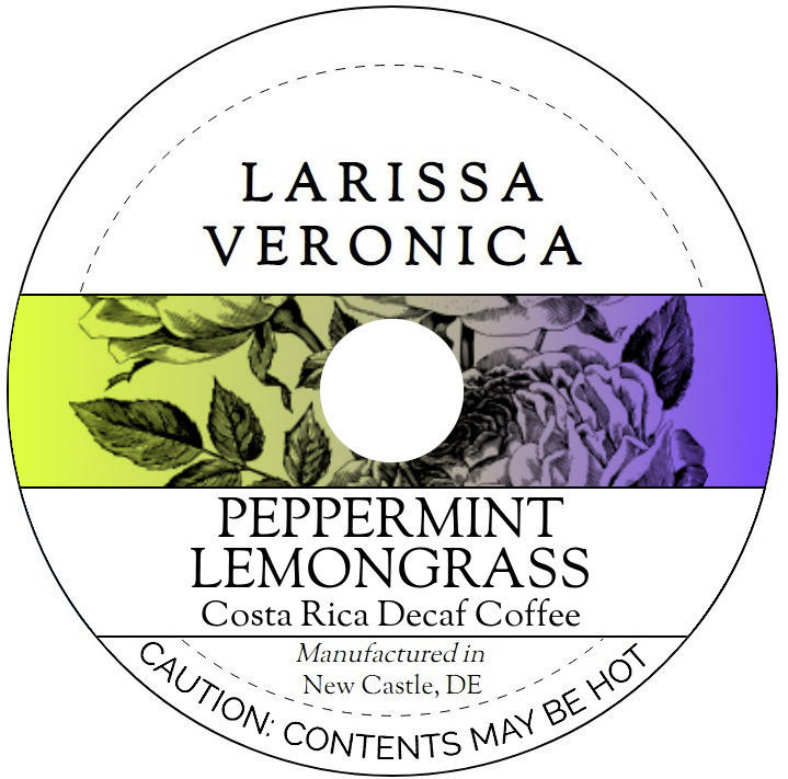 Peppermint Lemongrass Costa Rica Decaf Coffee <BR>(Single Serve K-Cup Pods)