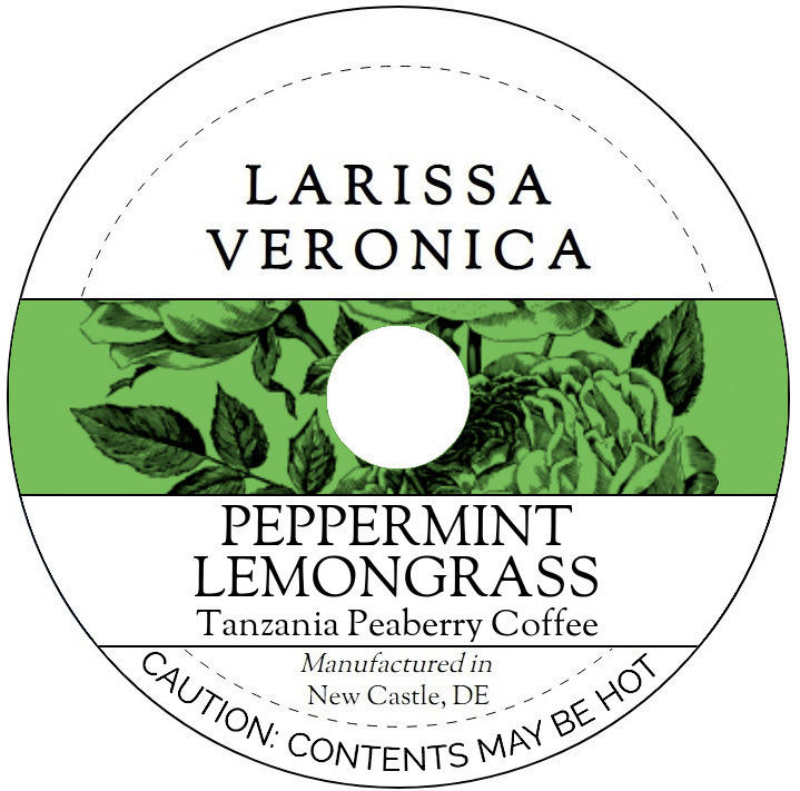 Peppermint Lemongrass Tanzania Peaberry Coffee <BR>(Single Serve K-Cup Pods)