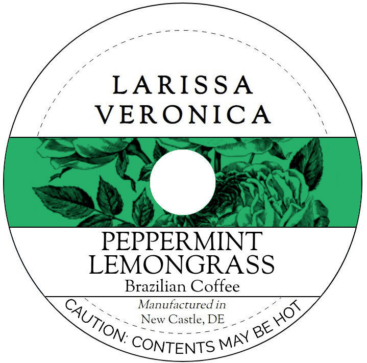 Peppermint Lemongrass Brazilian Coffee <BR>(Single Serve K-Cup Pods)