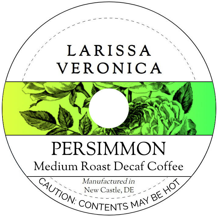 Persimmon Medium Roast Decaf Coffee <BR>(Single Serve K-Cup Pods)