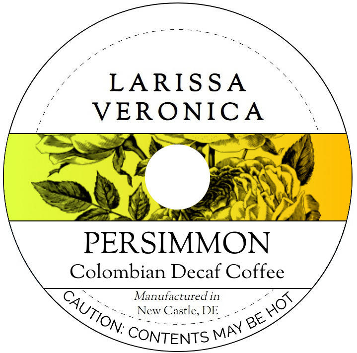 Persimmon Colombian Decaf Coffee <BR>(Single Serve K-Cup Pods)