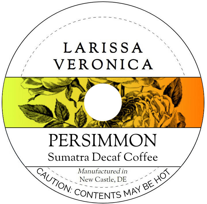 Persimmon Sumatra Decaf Coffee <BR>(Single Serve K-Cup Pods)