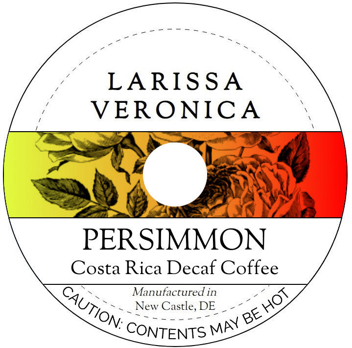 Persimmon Costa Rica Decaf Coffee <BR>(Single Serve K-Cup Pods)