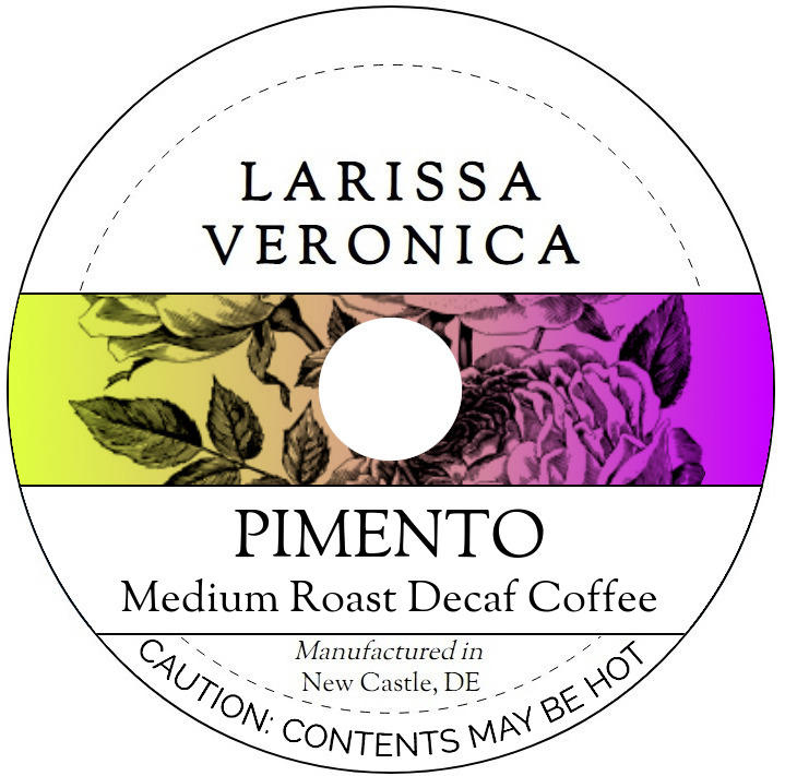 Pimento Medium Roast Decaf Coffee <BR>(Single Serve K-Cup Pods)