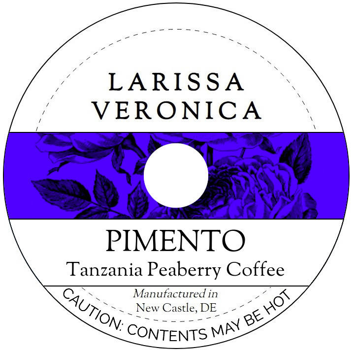 Pimento Tanzania Peaberry Coffee <BR>(Single Serve K-Cup Pods)