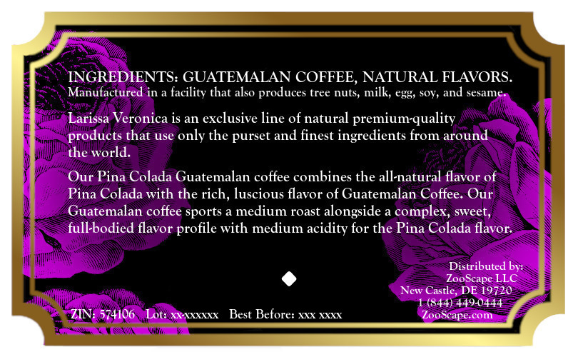 Pina Colada Guatemalan Coffee <BR>(Single Serve K-Cup Pods)