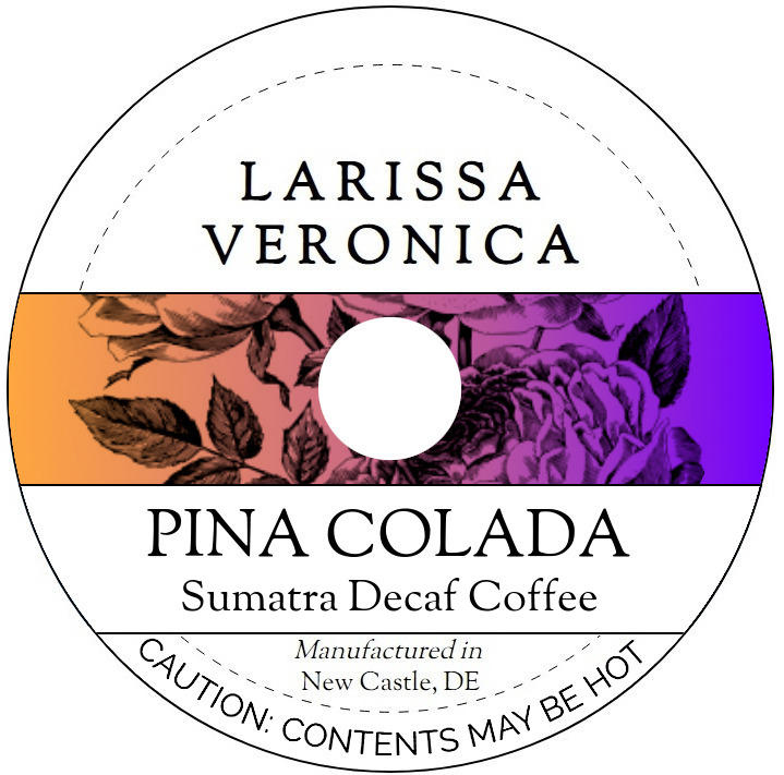 Pina Colada Sumatra Decaf Coffee <BR>(Single Serve K-Cup Pods)