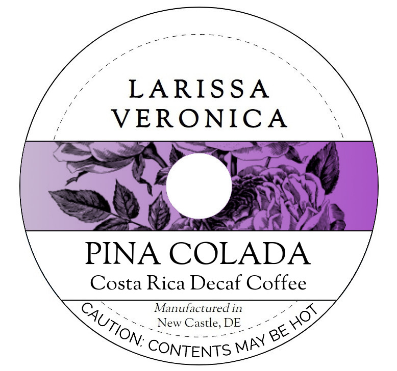 Pina Colada Costa Rica Decaf Coffee <BR>(Single Serve K-Cup Pods)