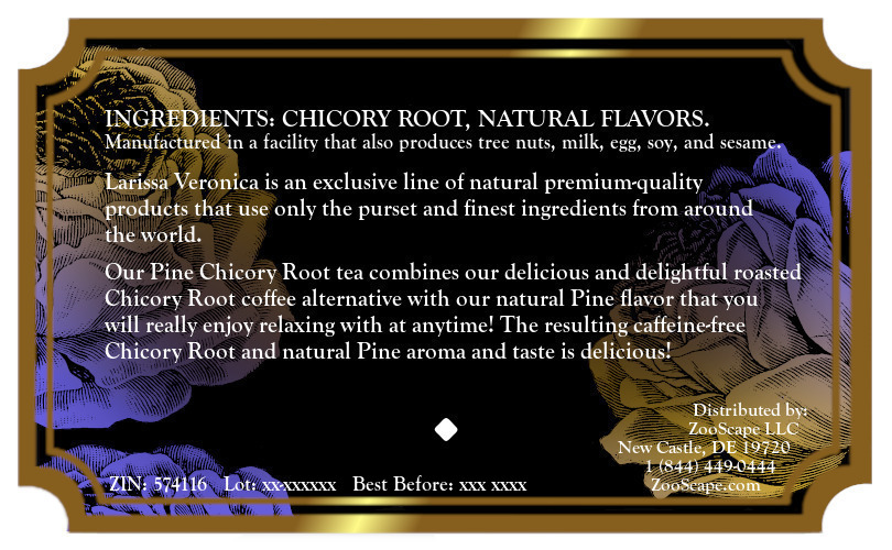 Pine Chicory Root Tea <BR>(Single Serve K-Cup Pods)