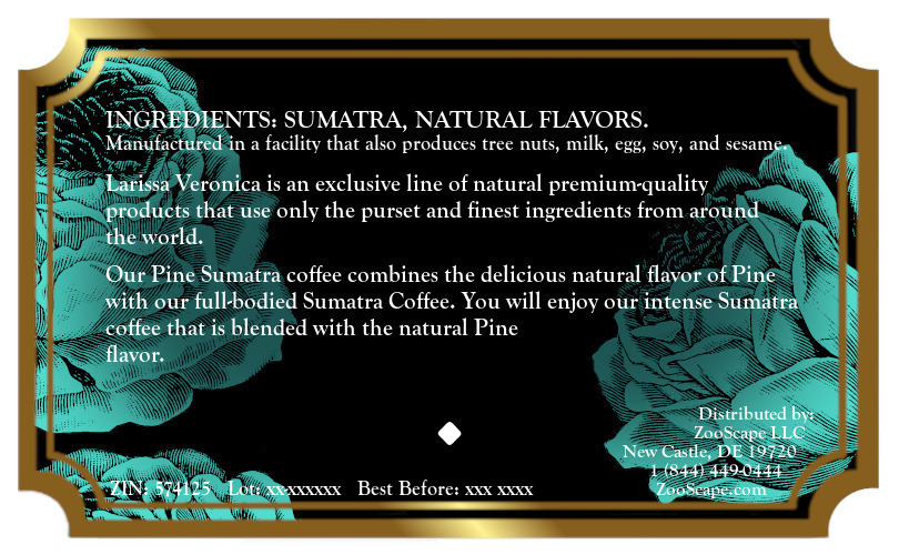 Pine Sumatra Coffee <BR>(Single Serve K-Cup Pods)