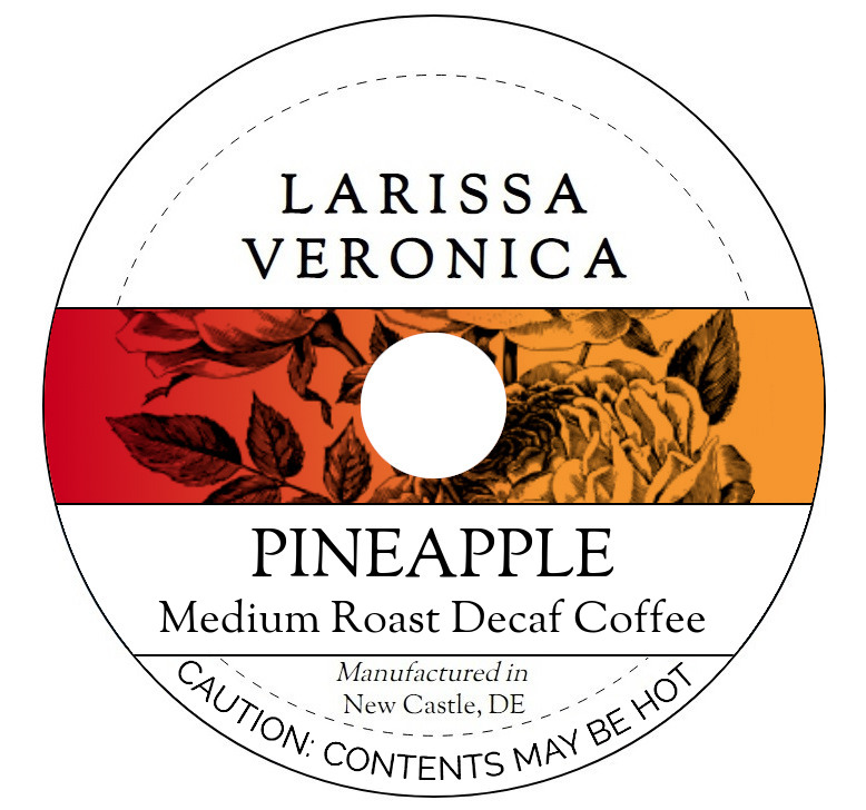 Pineapple Medium Roast Decaf Coffee <BR>(Single Serve K-Cup Pods)