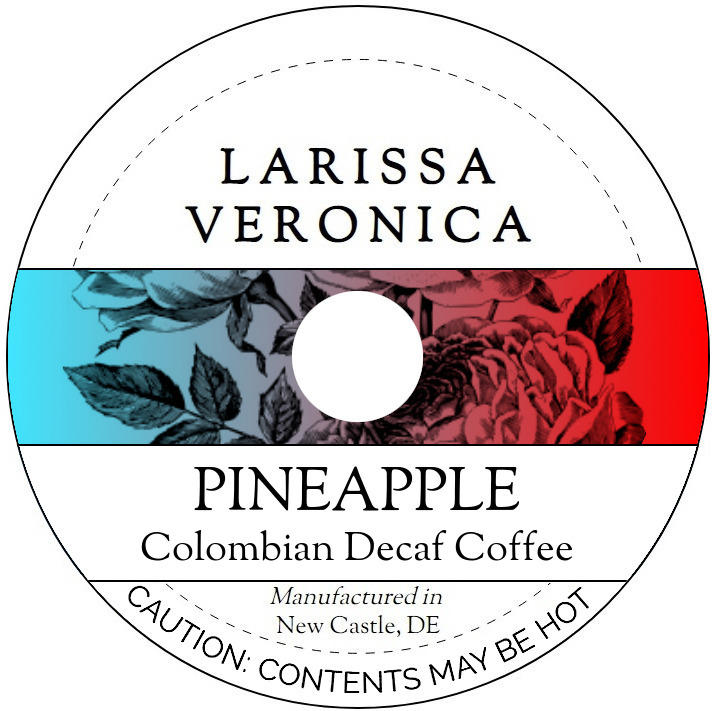 Pineapple Colombian Decaf Coffee <BR>(Single Serve K-Cup Pods)