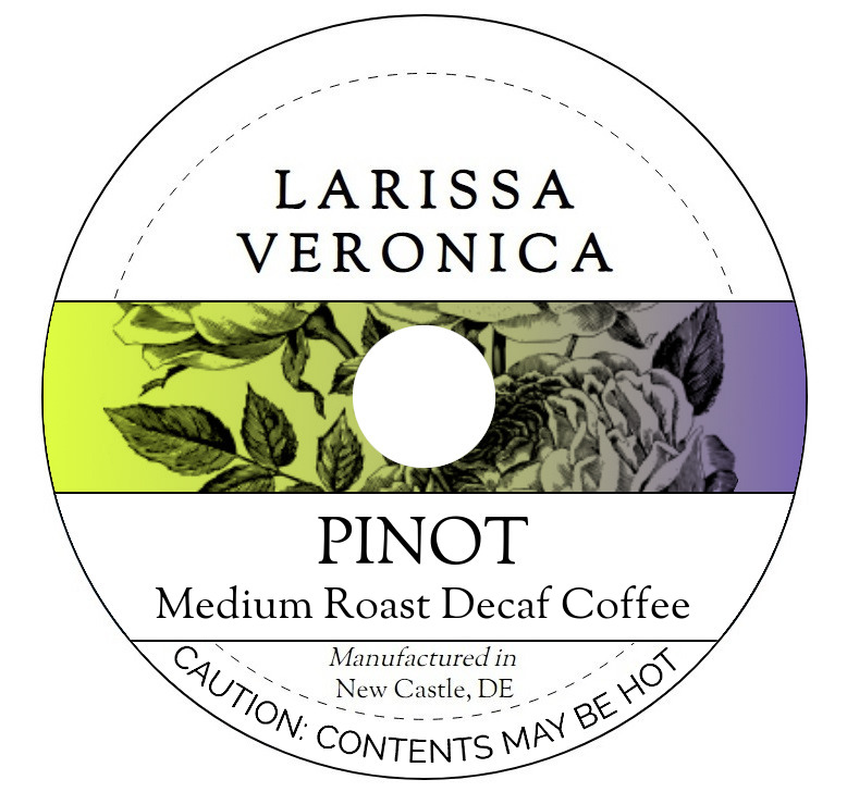 Pinot Medium Roast Decaf Coffee <BR>(Single Serve K-Cup Pods)