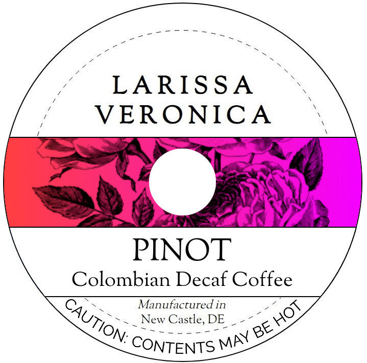 Pinot Colombian Decaf Coffee <BR>(Single Serve K-Cup Pods)