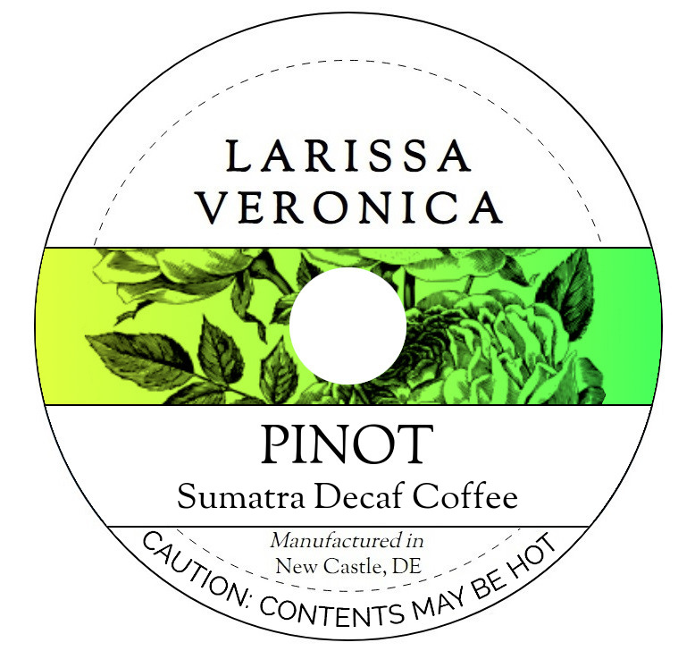 Pinot Sumatra Decaf Coffee <BR>(Single Serve K-Cup Pods)