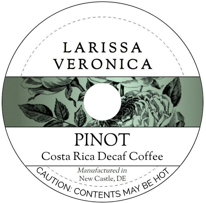 Pinot Costa Rica Decaf Coffee <BR>(Single Serve K-Cup Pods)