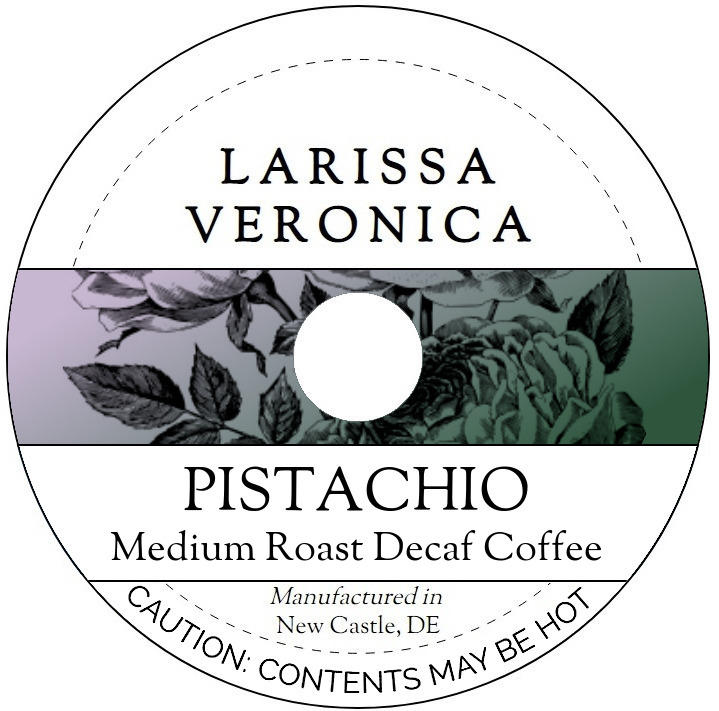 Pistachio Medium Roast Decaf Coffee <BR>(Single Serve K-Cup Pods)