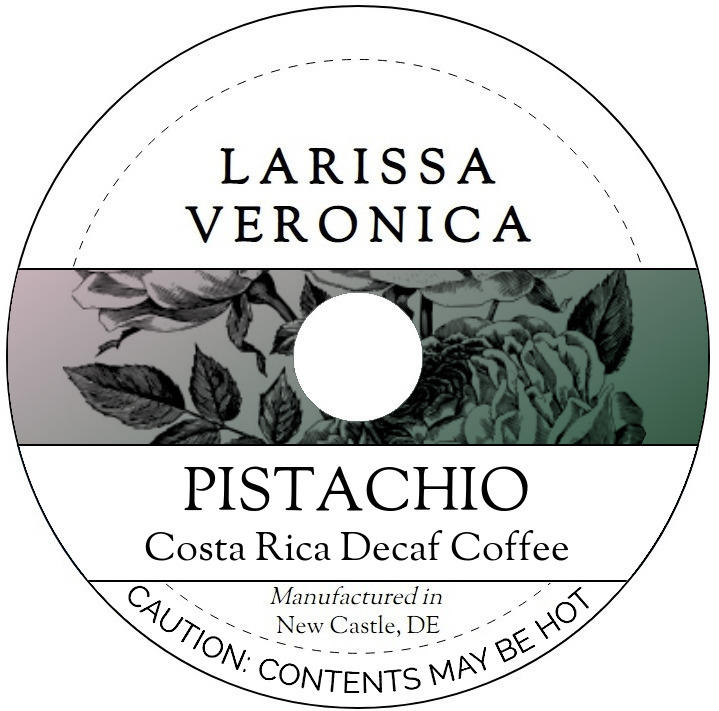 Pistachio Costa Rica Decaf Coffee <BR>(Single Serve K-Cup Pods)