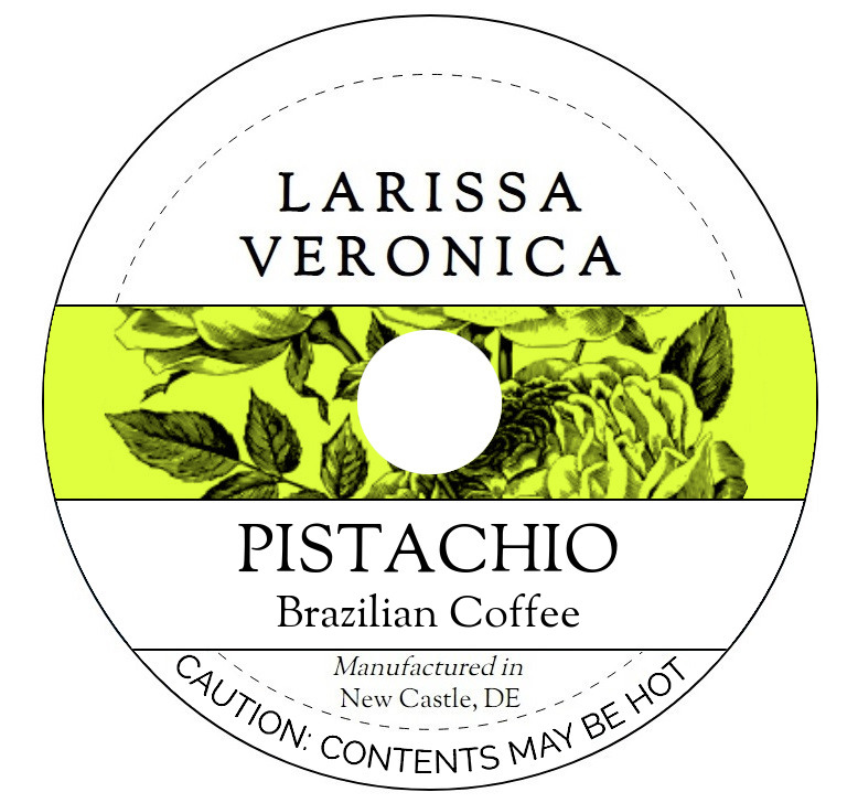 Pistachio Brazilian Coffee <BR>(Single Serve K-Cup Pods)