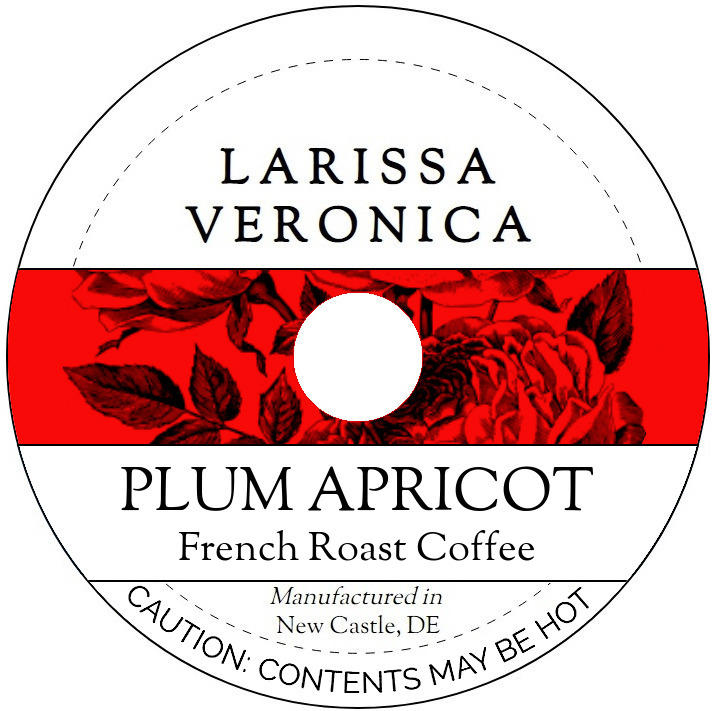 Plum Apricot French Roast Coffee <BR>(Single Serve K-Cup Pods)