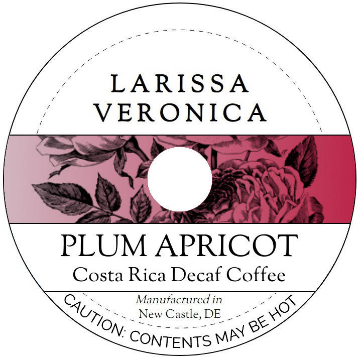 Plum Apricot Costa Rica Decaf Coffee <BR>(Single Serve K-Cup Pods)