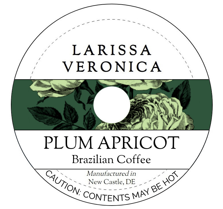 Plum Apricot Brazilian Coffee <BR>(Single Serve K-Cup Pods)