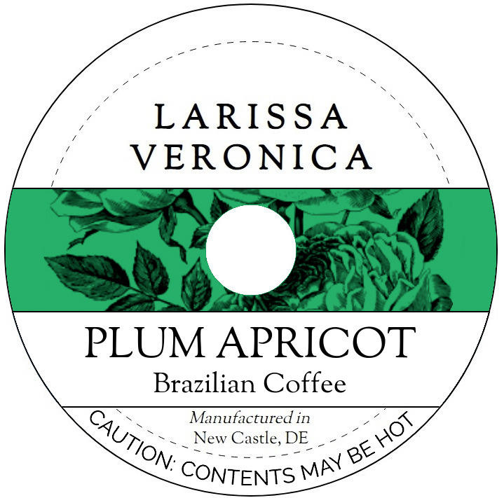 Plum Apricot Brazilian Coffee <BR>(Single Serve K-Cup Pods)