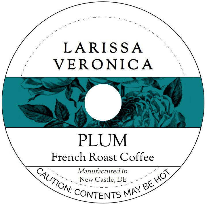 Plum French Roast Coffee <BR>(Single Serve K-Cup Pods)