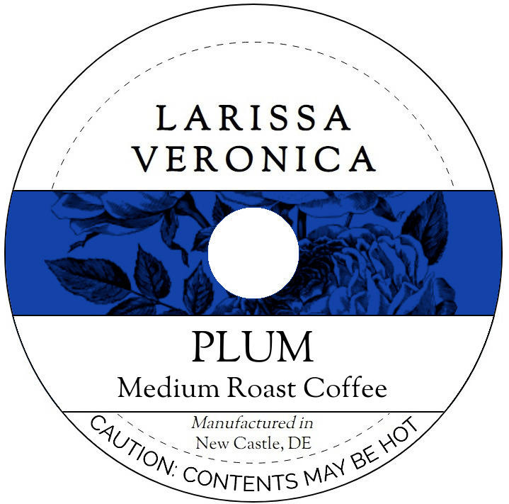 Plum Medium Roast Coffee <BR>(Single Serve K-Cup Pods)