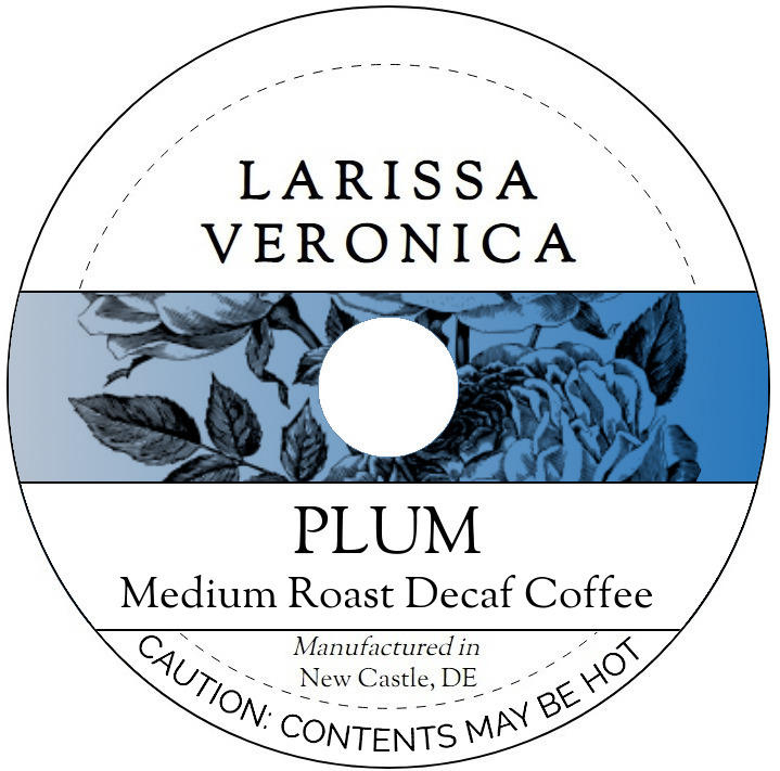 Plum Medium Roast Decaf Coffee <BR>(Single Serve K-Cup Pods)