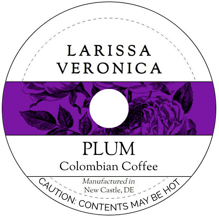 Plum Colombian Coffee <BR>(Single Serve K-Cup Pods)