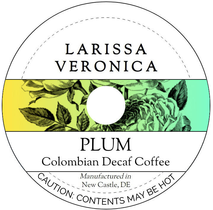 Plum Colombian Decaf Coffee <BR>(Single Serve K-Cup Pods)