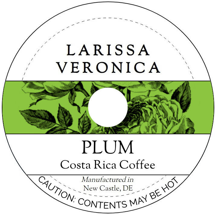 Plum Costa Rica Coffee <BR>(Single Serve K-Cup Pods)