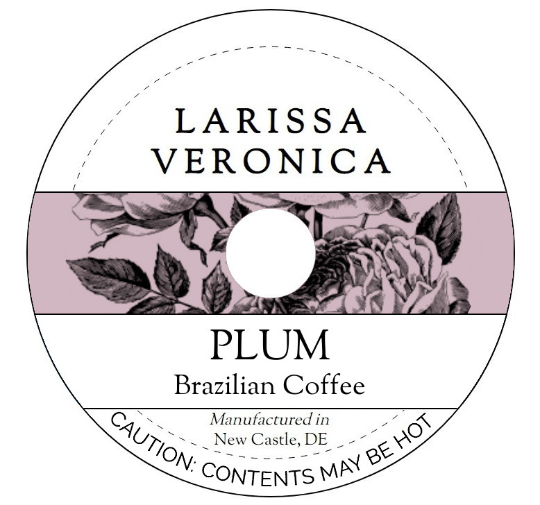 Plum Brazilian Coffee <BR>(Single Serve K-Cup Pods)