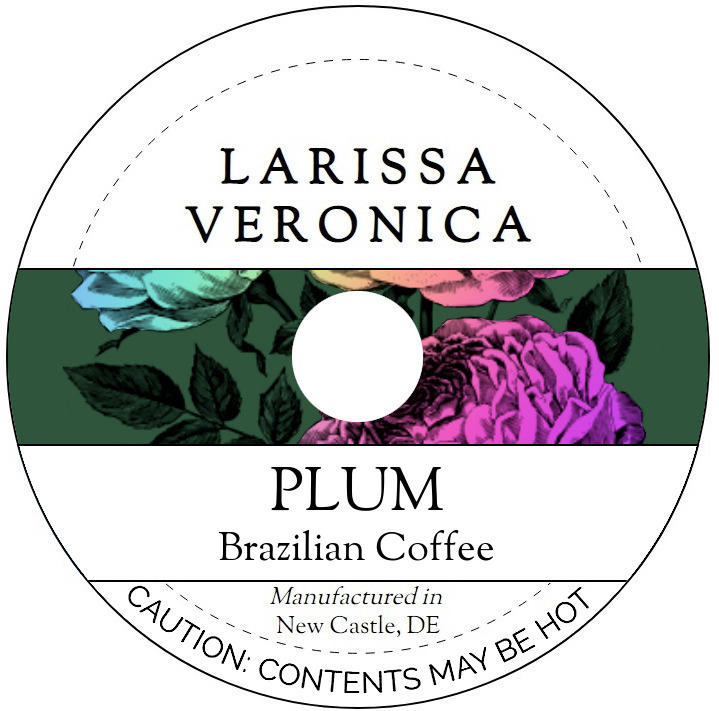 Plum Brazilian Coffee <BR>(Single Serve K-Cup Pods)