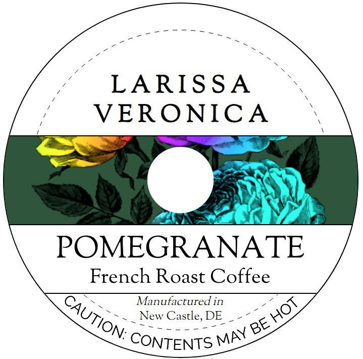 Pomegranate French Roast Coffee <BR>(Single Serve K-Cup Pods)