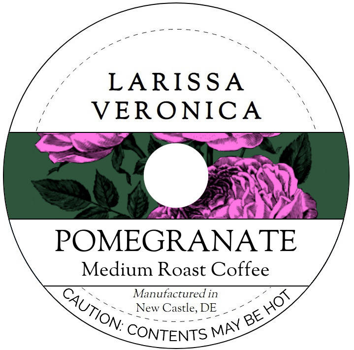 Pomegranate Medium Roast Coffee <BR>(Single Serve K-Cup Pods)