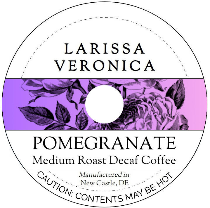 Pomegranate Medium Roast Decaf Coffee <BR>(Single Serve K-Cup Pods)