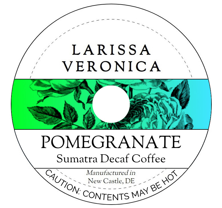 Pomegranate Sumatra Decaf Coffee <BR>(Single Serve K-Cup Pods)