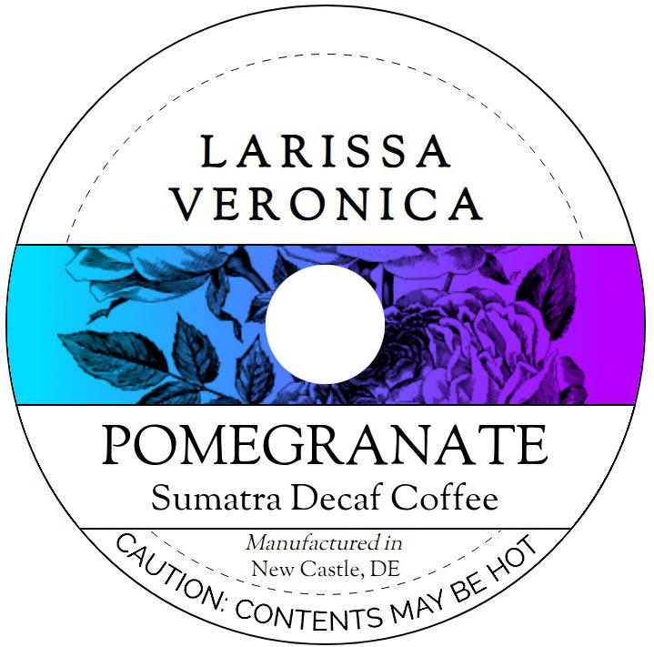 Pomegranate Sumatra Decaf Coffee <BR>(Single Serve K-Cup Pods)